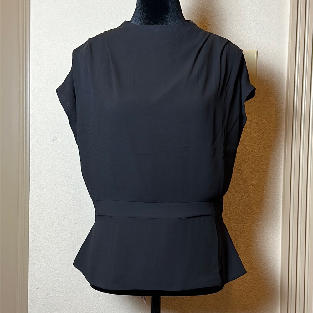 Express Black Peplum Top, Size M